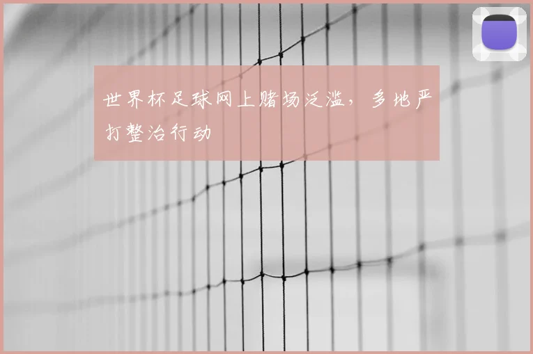 世界杯足球网上赌场泛滥，多地严打整治行动