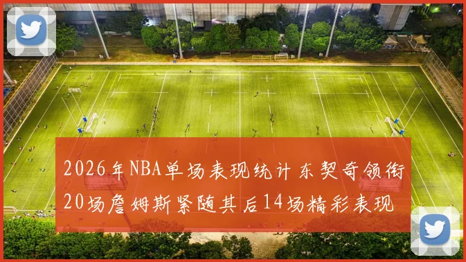 2026年NBA单场表现统计东契奇领衔20场詹姆斯紧随其后14场精彩表现