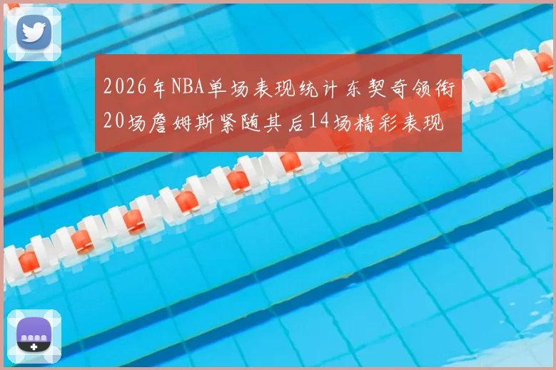 2026年NBA单场表现统计东契奇领衔20场詹姆斯紧随其后14场精彩表现