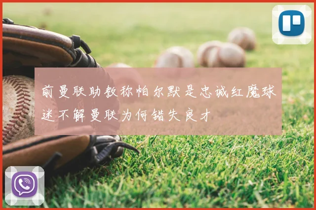 前曼联助教称帕尔默是忠诚红魔球迷不解曼联为何错失良才